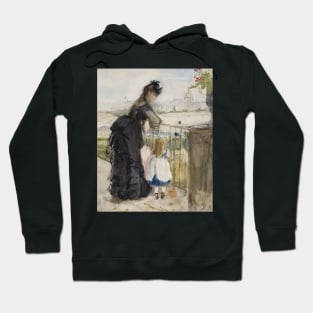 On the Balcony by Berthe Morisot Hoodie